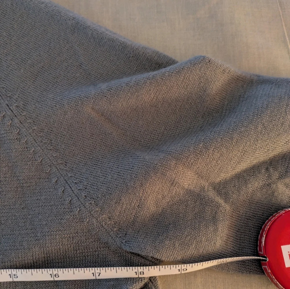 Dialogue Merino blend Mock Turtle Short Sleeve Sweater M - Picture 7 of 9
